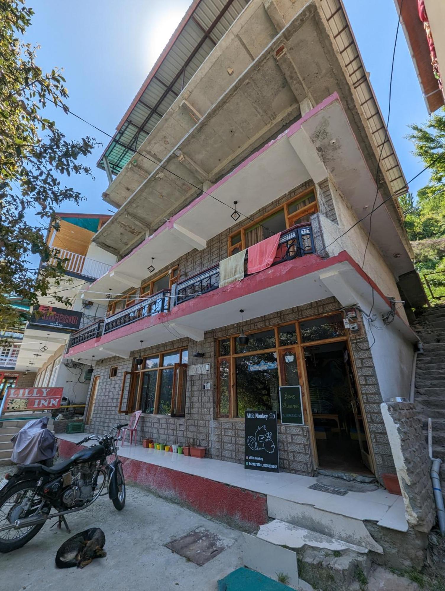 Attic Monkey Cafe & Rooms Манали Экстерьер фото